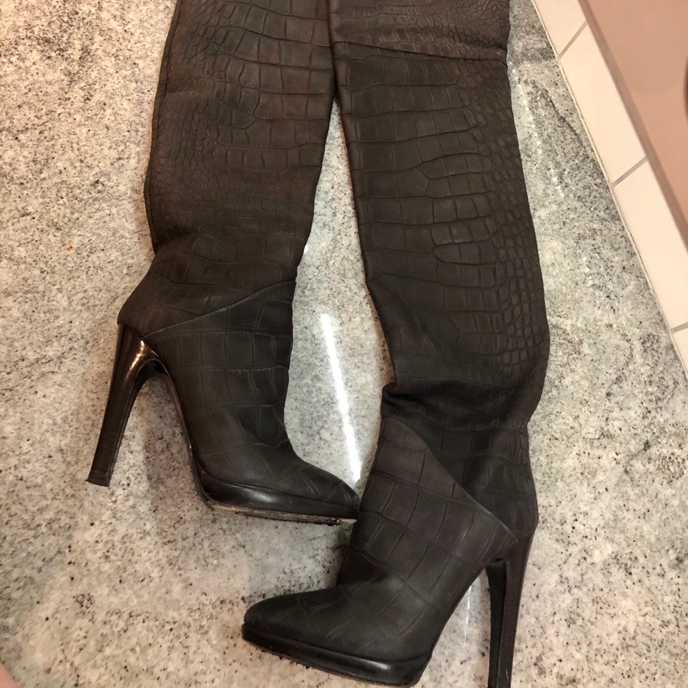 Giuseppe Zanotti Croc-Embossed Boot
